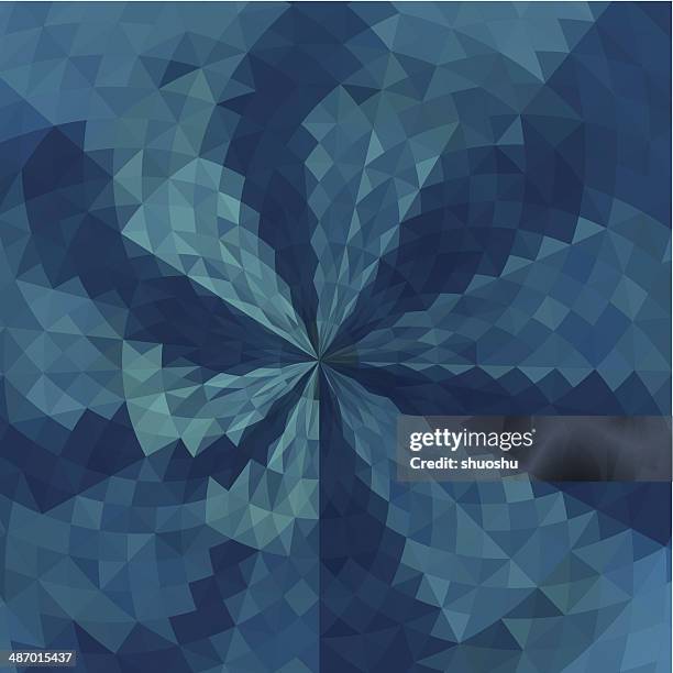 abstract blue shape background - roof shingles texture stock illustrations