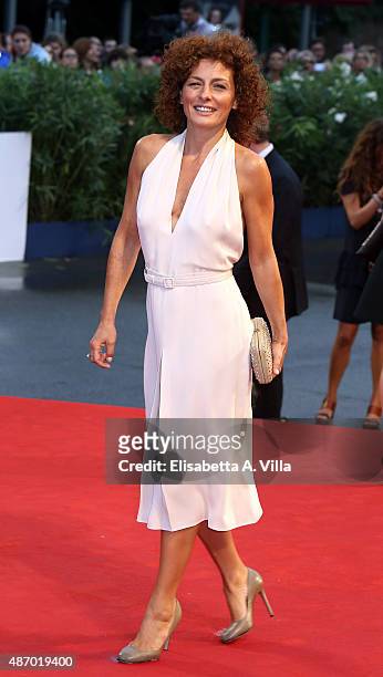 Lidia Vitale attends a premiere for 'A Danish Girl' during the 72nd Venice Film Festival at on September 5, 2015 in Venice, Italy.