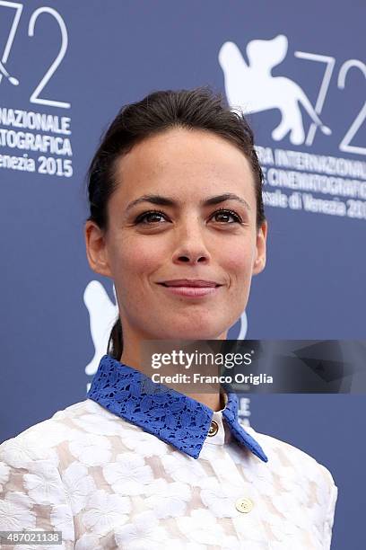 Berenice Bejo attends a photocall for 'The Childhood Of A Leader' during the 72nd Venice Film Festival at Palazzo del Casino on September 5, 2015 in...