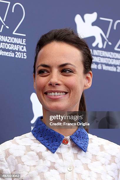 Berenice Bejo attends a photocall for 'The Childhood Of A Leader' during the 72nd Venice Film Festival at Palazzo del Casino on September 5, 2015 in...