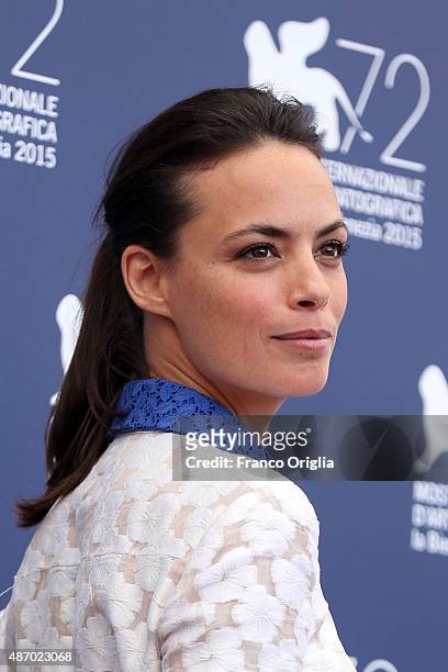 Berenice Bejo attends a photocall for 'The Childhood Of A Leader' during the 72nd Venice Film Festival at Palazzo del Casino on September 5, 2015 in...
