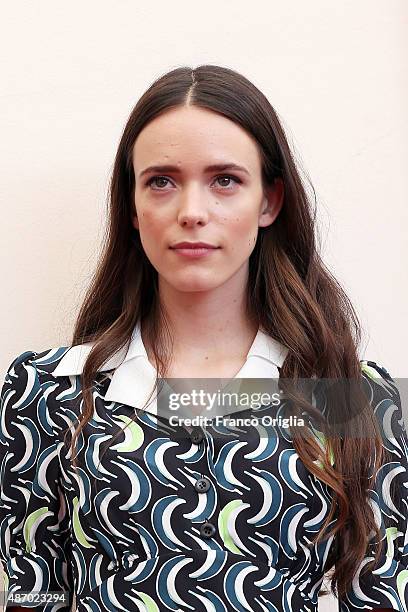 Stacy Martin attends a photocall for 'The Childhood Of A Leader' during the 72nd Venice Film Festival at Palazzo del Casino on September 5, 2015 in...