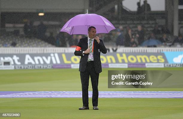 Match Manager Ben Green during the 2nd Royal London One-Day International match between England and Australia at Lord's Cricket Ground on September...