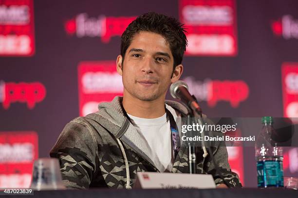 Tyler Posey attends the 2014 Chicago Comic and Entertainment Expo at McCormick Place on April 26, 2014 in Chicago, Illinois.