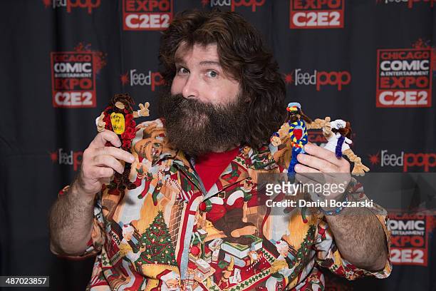 Mick Foley attends the 2014 Chicago Comic and Entertainment Expo at McCormick Place on April 26, 2014 in Chicago, Illinois.