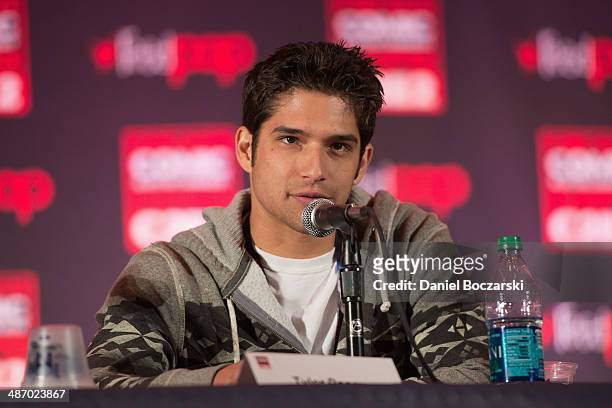 Tyler Posey attends the 2014 Chicago Comic and Entertainment Expo at McCormick Place on April 26, 2014 in Chicago, Illinois.