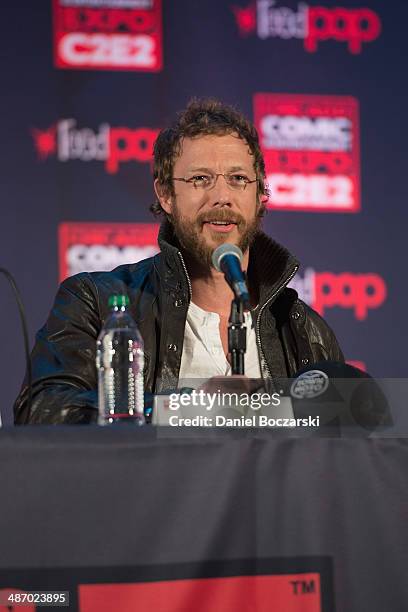 Kris Holden-Reid attends the 2014 Chicago Comic and Entertainment Expo at McCormick Place on April 26, 2014 in Chicago, Illinois.