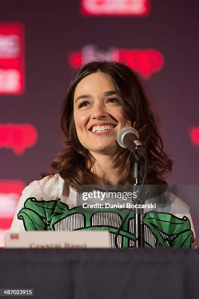 Crystal Reed attends the 2014 Chicago Comic and Entertainment Expo at McCormick Place on April 26, 2014 in Chicago, Illinois.