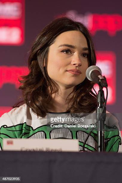 Crystal Reed attends the 2014 Chicago Comic and Entertainment Expo at McCormick Place on April 26, 2014 in Chicago, Illinois.