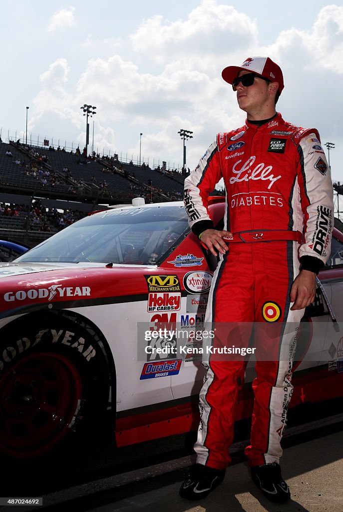 Ryan Reed Ryan Reed, driver of the Lilly/American Diabetes Association Ford ...