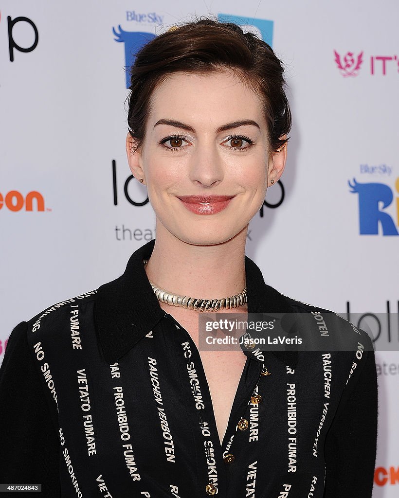 Lollipop Theater Network's A Night Under The Stars Hosted By Anne Hathaway