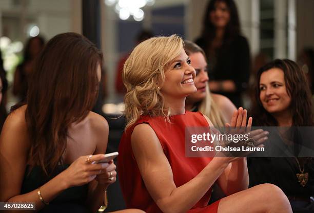 Actress Jennifer Morrison attends Lanvin And Living Beauty Host An Evening Of Fashion on April 26, 2014 in Beverly Hills, California.