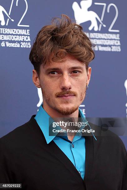 Antonio Folletto attends a photocall for 'The Wait' during the 72nd Venice Film Festival at Palazzo del Casino on September 5, 2015 in Venice, Italy.