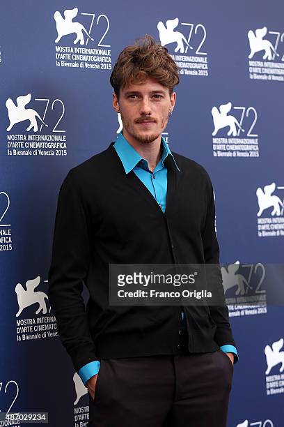 Antonio Folletto attends a photocall for 'The Wait' during the 72nd Venice Film Festival at Palazzo del Casino on September 5, 2015 in Venice, Italy.