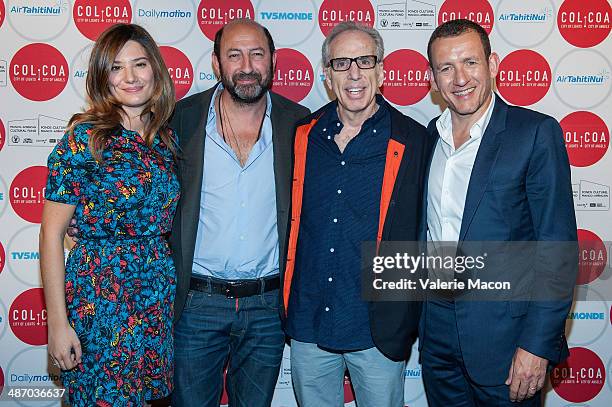 Alice Pol, Kad Merad, Jerry Zucker and Dany Boon attend the 18th Annual City Of Lights, City Of Angels Film Festival at Directors Guild Of America on...