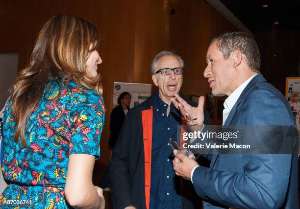 Alice Pol, Jerry Zucker and Dany Boon attend the 18th Annual City Of Lights, City Of Angels Film Festival at Directors Guild Of America on April 26,...
