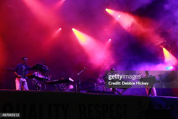 Hot Chip performs on day 2 of the Electric Picnic Festival at Stradbally Hall Estate on September 5, 2015 in Stradbally, Ireland.