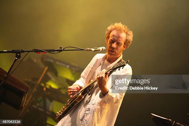 Al Doyle of Hot Chip performs on day 2 of the Electric Picnic Festival at Stradbally Hall Estate on September 5, 2015 in Stradbally, Ireland.