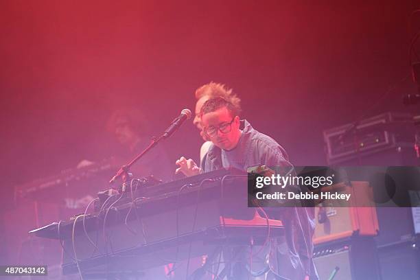 Alexis Taylor of Hot Chip performs on day 2 of the Electric Picnic Festival at Stradbally Hall Estate on September 5, 2015 in Stradbally, Ireland.