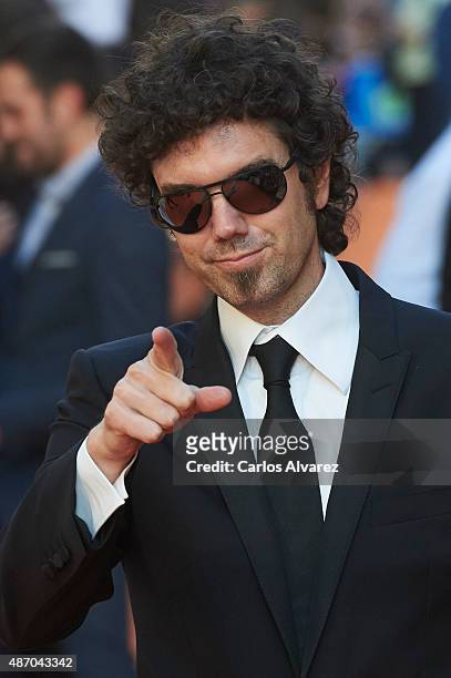 Pablo Ibanez attends the 7th FesTVal Television Festival 2015 the closing ceremony at the Principal Theater on September 5, 2015 in Vitoria-Gasteiz,...