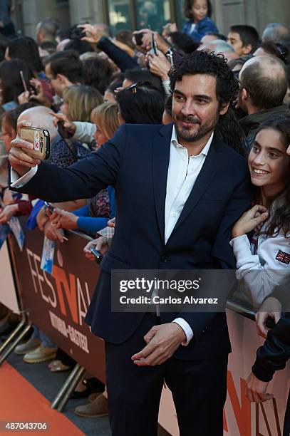 Jose Manuel Seda attends the 7th FesTVal Television Festival 2015 the closing ceremony at the Principal Theater on September 5, 2015 in...