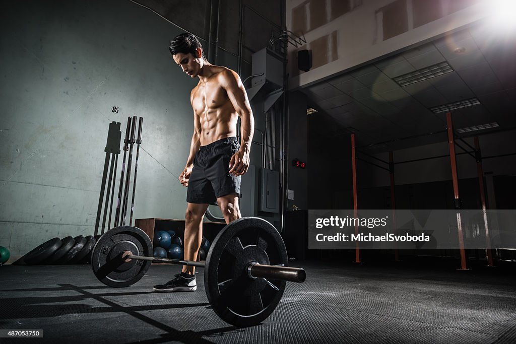 Gym Training with a Barbell