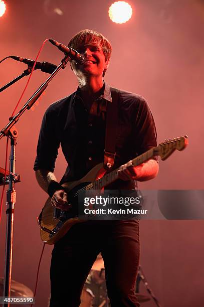 Ben Gibbard of Death Cab for Cutie performs onstage during the 2015 Budweiser Made in America Festival at Benjamin Franklin Parkway on September 5,...