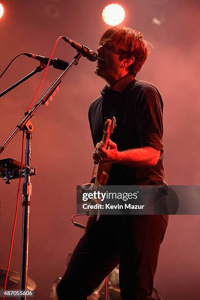 Ben Gibbard of Death Cab for Cutie performs onstage during the 2015 Budweiser Made in America Festival at Benjamin Franklin Parkway on September 5,...