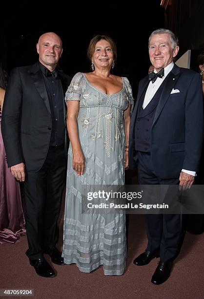 John F. Lehman and Jean-Christophe Maillot attend the 2015 Princess Grace Awards Gala With Presenting Sponsor Christian Dior Couture at Monaco Palace...