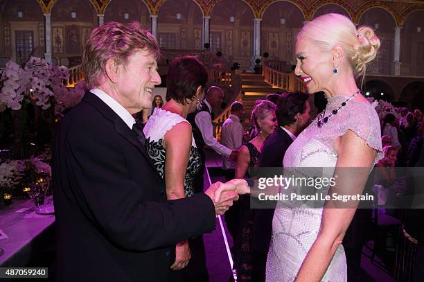 Princess Grace Awards Gala Honoree Robert Redford and Amanda Cronin attend the 2015 Princess Grace Awards Gala With Presenting Sponsor Christian Dior...