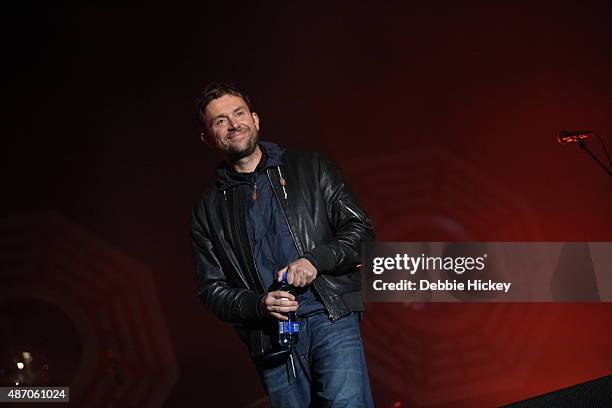 Damon Albarn of Blur performs on day 2 of the Electric Picnic Festival at Stradbally Hall Estate on September 5, 2015 in Stradbally, Ireland.