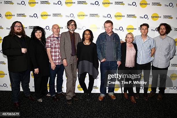 Panellists Iain Forsyth, Jane Pollard, Martin Wallace, Jarvis Cocker, Tabitha Jackson, Edwyn Collins, Grace Maxwell and directors Edward Lovelace and...