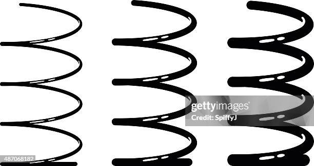Spring Side View Vector High-Res Vector Graphic - Getty Images