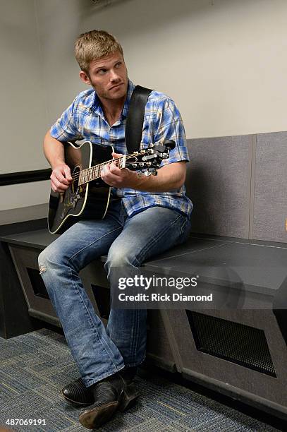 S Nashville cast member Chris Carmack backstage at St. Jude Country Music Marathon & Half Marathon Presented By Nissan - Post Race Concert on April...