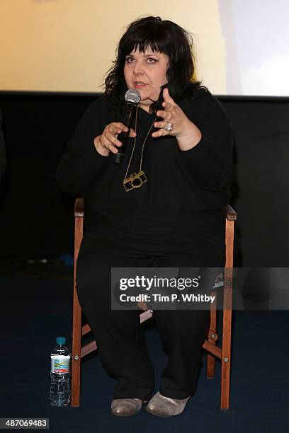 Panellist Jane Pollard attends the 'Hybrid Vigour: When Music, Art & Doc Collide' Panel Event during the Sundance London Film and Music Festival 2014...