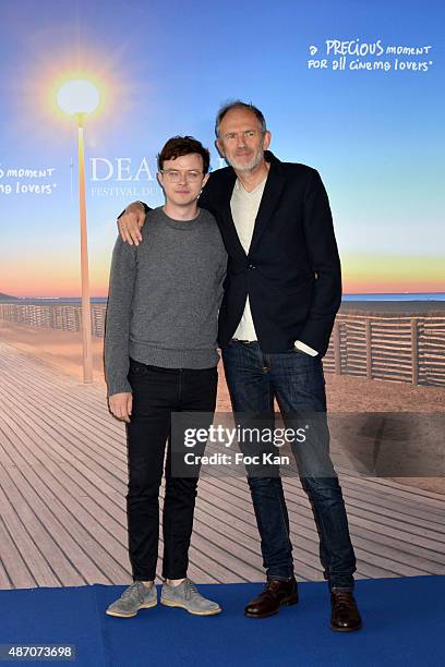 Actor Dane Dehaan and director Anton Corbijn attend the 'Life' Photo Call - 41st Deauville American Film Festival at the CID on September 5, 2015 in...