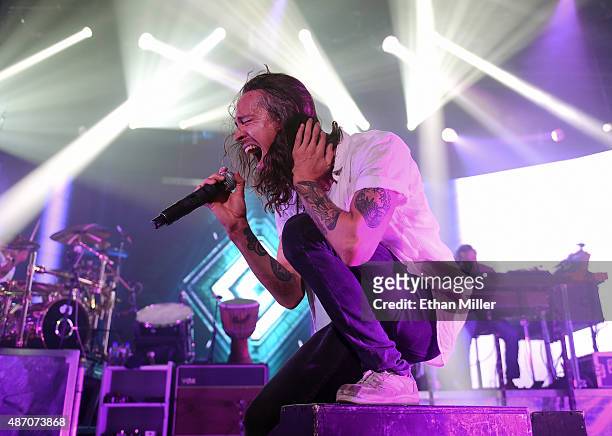 Singer Brandon Boyd of Incubus performs at The Joint inside the Hard Rock Hotel & Casino on September 5, 2015 in Las Vegas, Nevada.