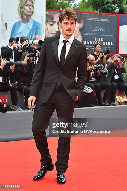 Antonio Folletto attends a premiere for 'The Wait' during the 72nd Venice Film Festival at Palazzo del Casino on September 5, 2015 in Venice, Italy.
