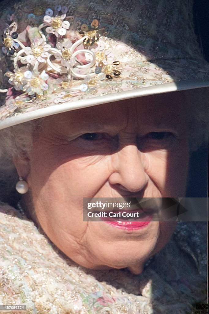 Royal Family Attend Service At Crathie Church