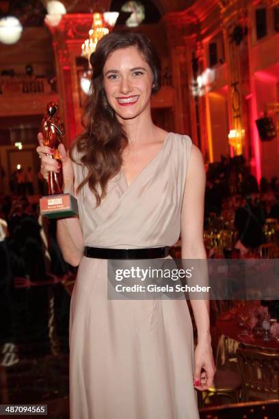 Miriam Stein attends the 25th Romy Award 2014 at Hofburg Vienna on April 26, 2014 in Vienna, Austria.