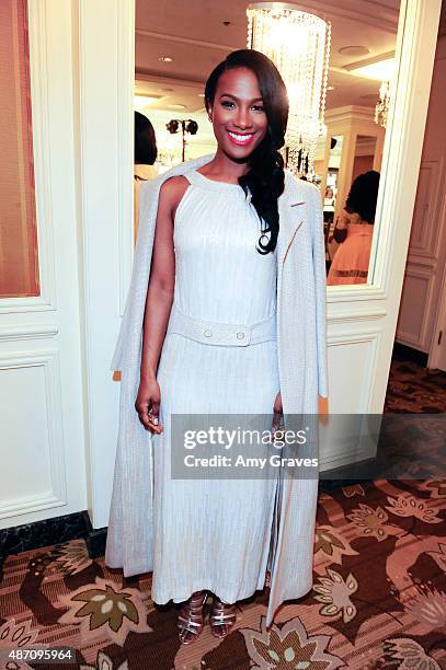 Vicky Jeudy attends the 8th Annual ESSENCE Black Women in Hollywood Luncheon on February 19, 2015 in Beverly Hills, California.