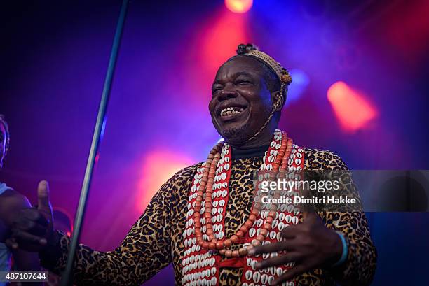 Kasai Allstars performs on stage at Port Of Rotterdam North Sea Jazz Festival on July 11, 2015 in Rotterdam, Netherlands.
