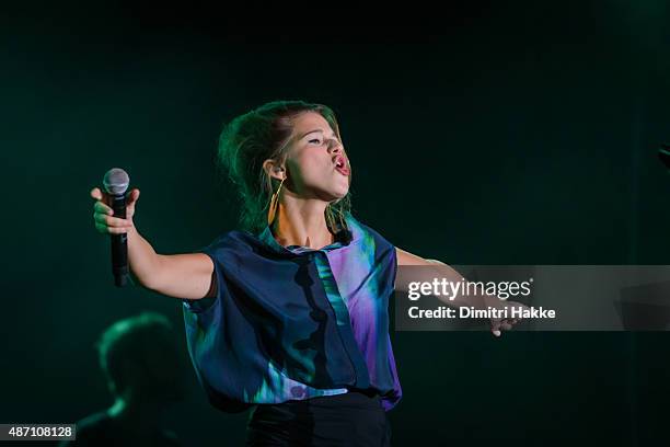 Selah Sue performs on stage at Port Of Rotterdam North Sea Jazz Festival on July 12, 2015 in Rotterdam, Netherlands.