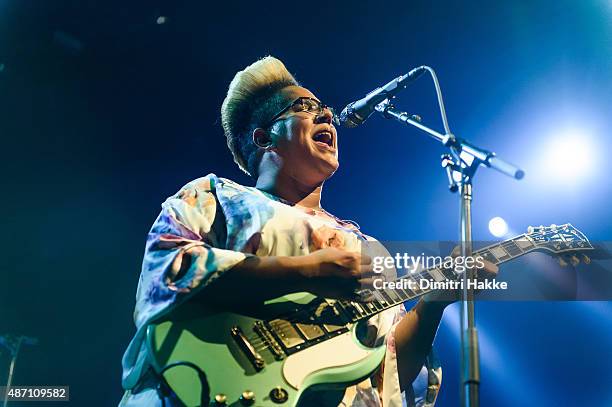 Brittany Howard of Alabama Shakes performs on stage at Port Of Rotterdam North Sea Jazz Festival on July 10, 2015 in Rotterdam, Netherlands.