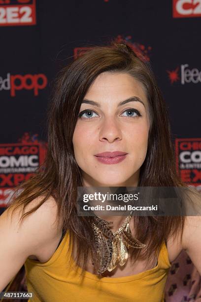 Natalia Tena attends the 2014 Chicago Comic and Entertainment Expo at McCormick Place on April 27, 2014 in Chicago, Illinois.