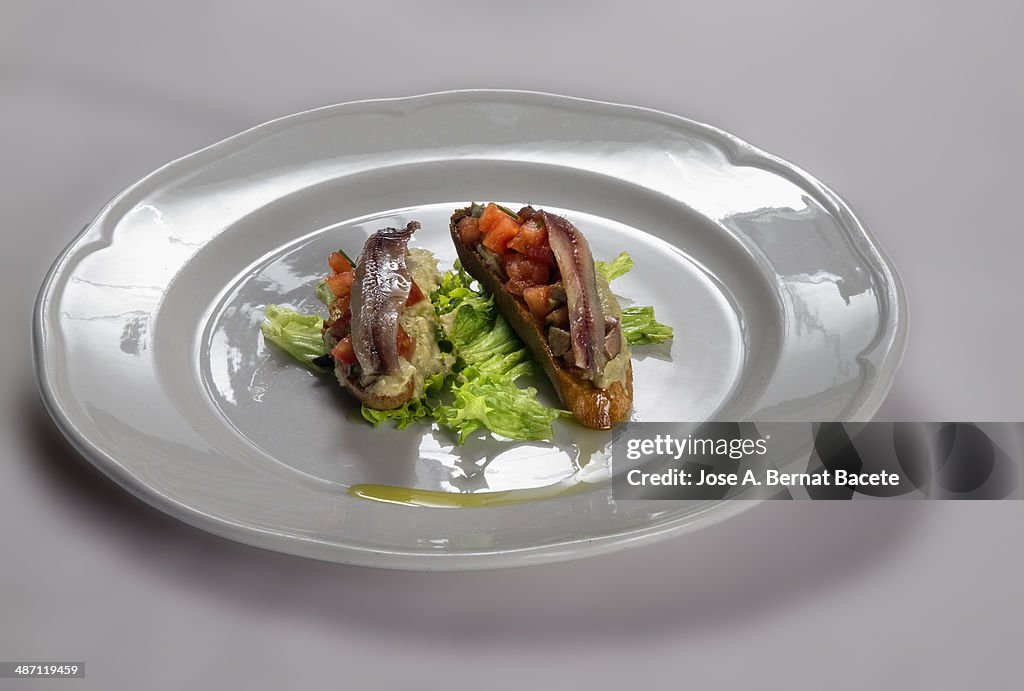 Lid of anchovy