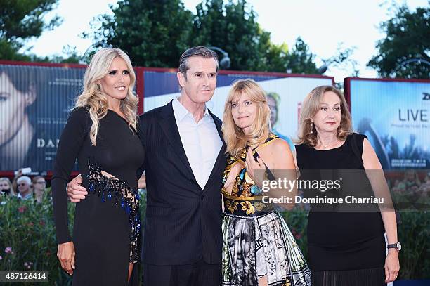 Tiziana Rocca, Rupert Everett, Nastassja Kinski and Rosetta Sannelli attend the Kineo Awards ceremony during the 72nd Venice Film Festival at on...