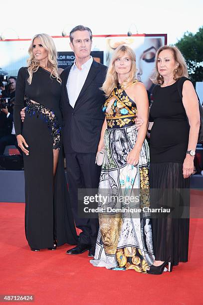 Tiziana Rocca, Rupert Everett, Nastassja Kinski and Rosetta Sannelli attend the Kineo Awards ceremony during the 72nd Venice Film Festival at on...