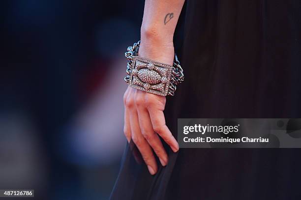 Giorgia Surina, detail, attends the Kineo Awards ceremony during the 72nd Venice Film Festival at on September 6, 2015 in Venice, Italy.