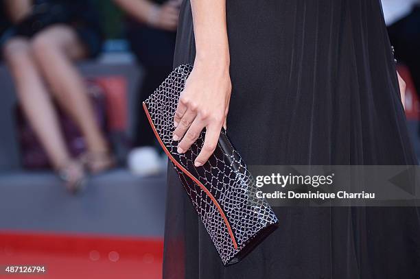 Giorgia Surina, detail, attends the Kineo Awards ceremony during the 72nd Venice Film Festival at on September 6, 2015 in Venice, Italy.